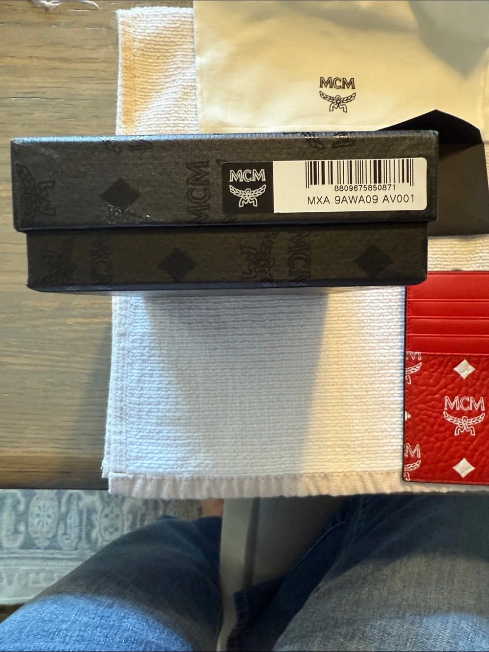 MCM compact cardholder